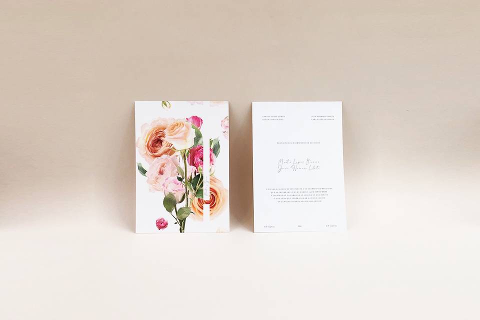 Invitación floral