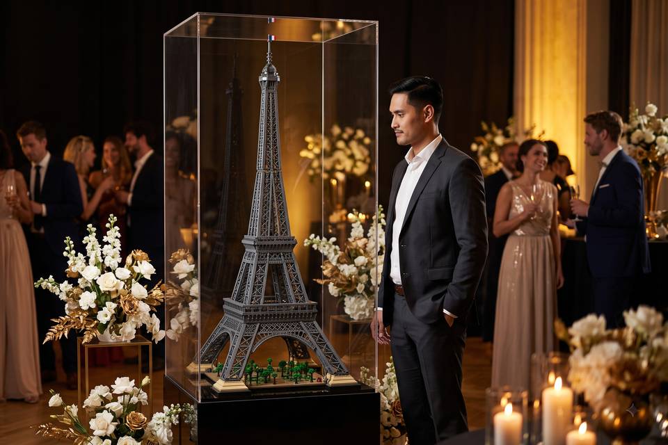 Torre eiffel LEGO® boda