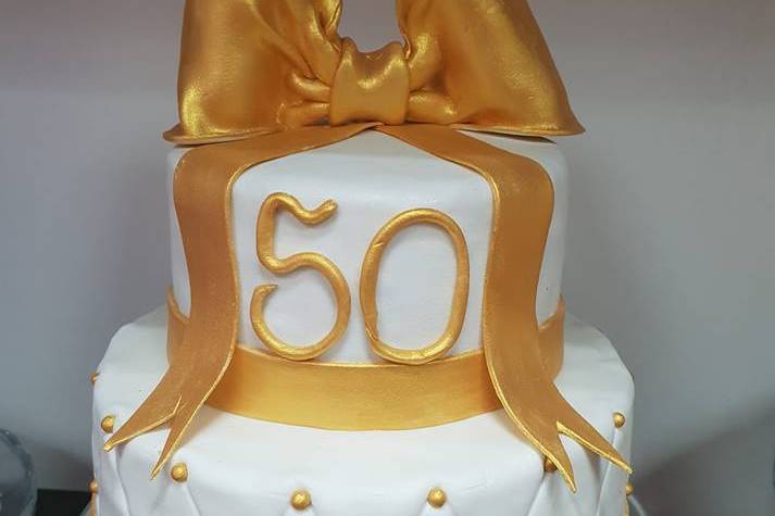 Tarta bodas de oro