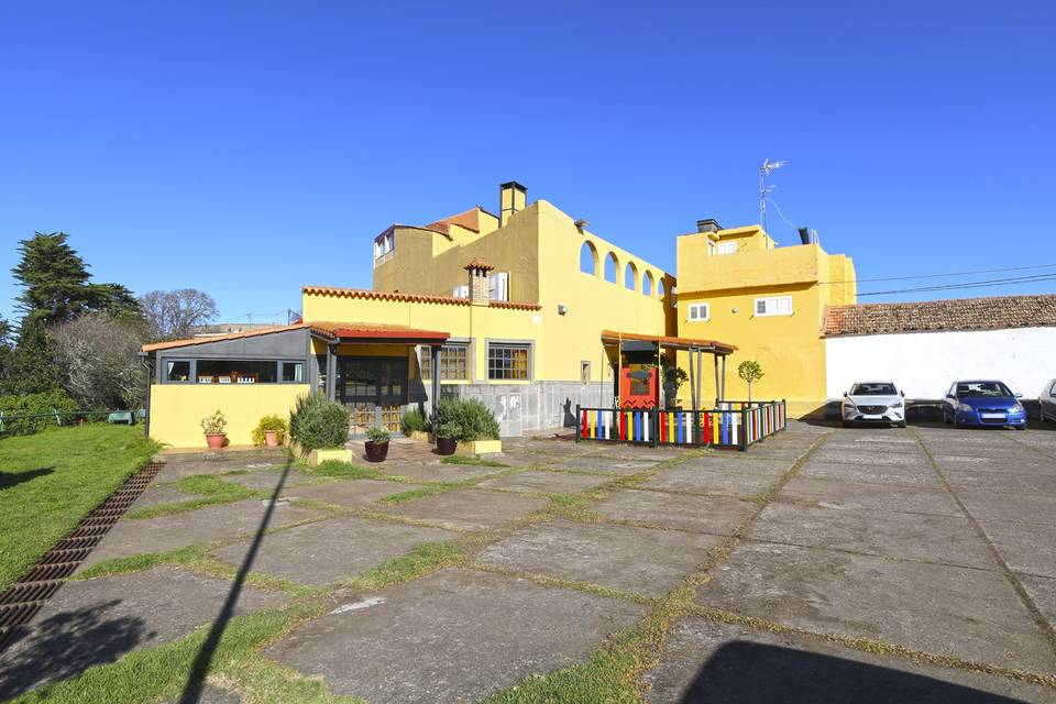 Montaje en terraza boda civil