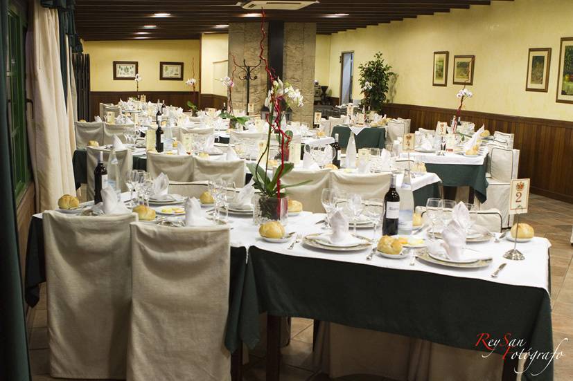 Montaje boda salón exteiror