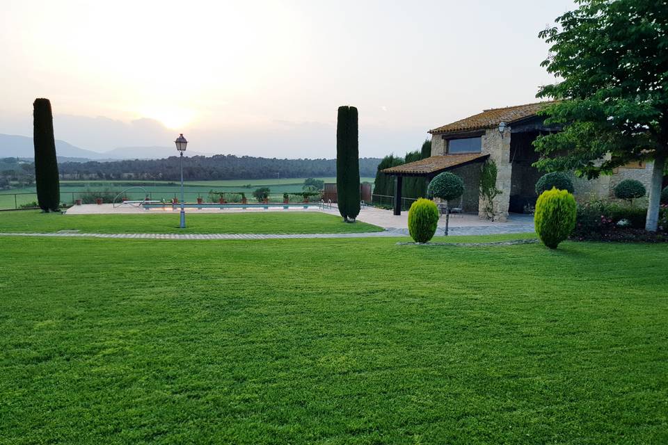 Vistas desde el jardín