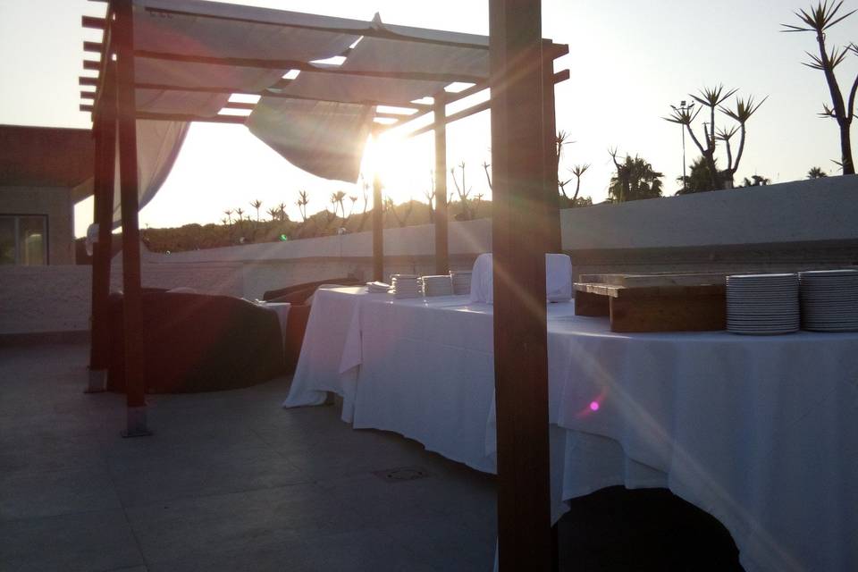 Terraza salón las pérgolas