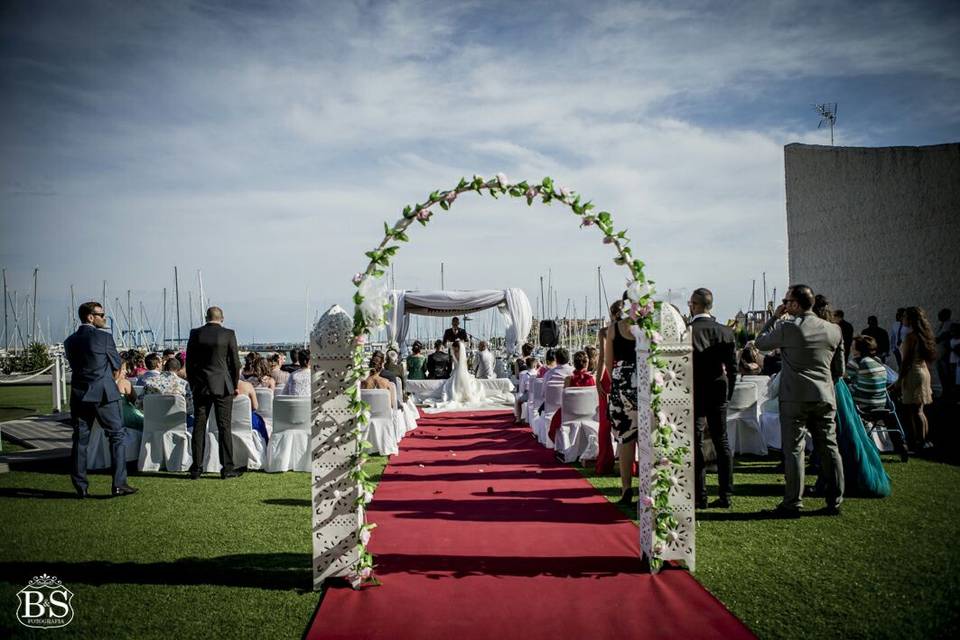 Arco boda civil