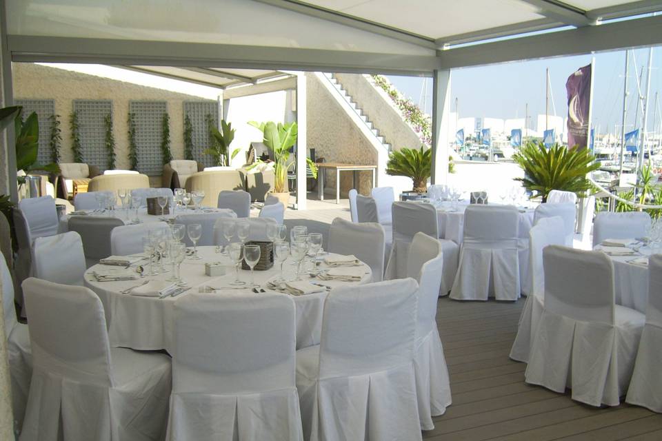 Terraza del restaurante