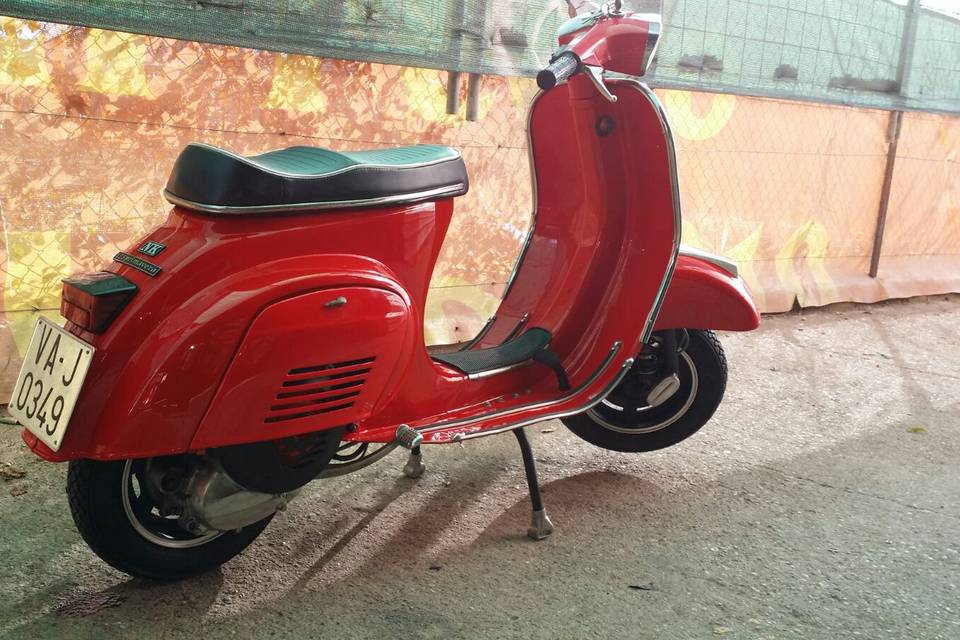 Vespa in the street