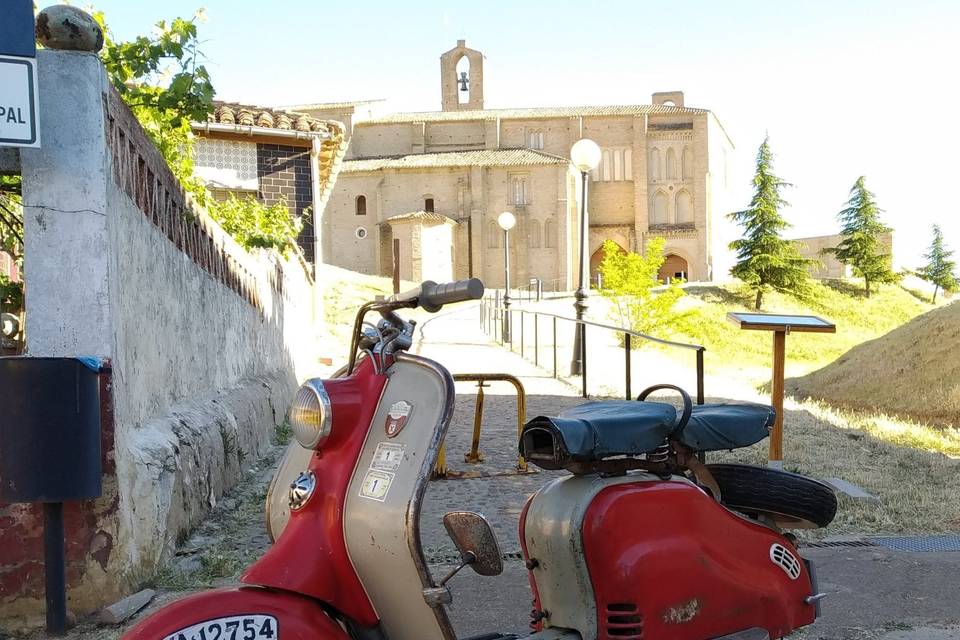 Vespa in the street