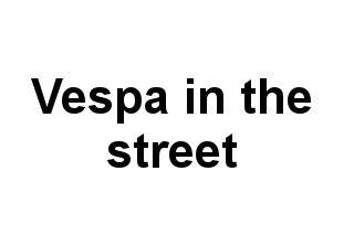Vespa in the street