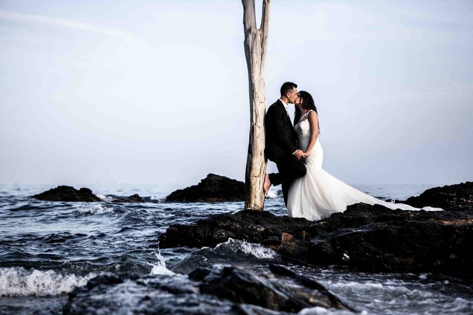 Postboda en la playa