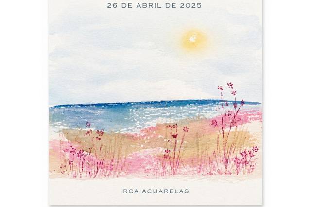 Save the date de vuestra playa