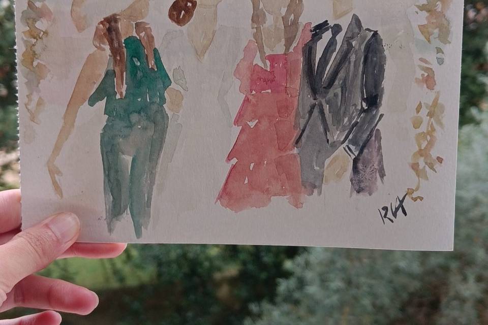Retrato de invitados