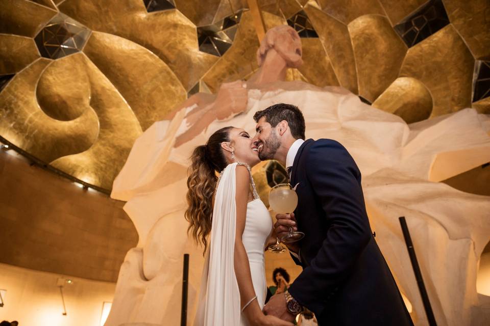 Boda civil en la terraza panorámica