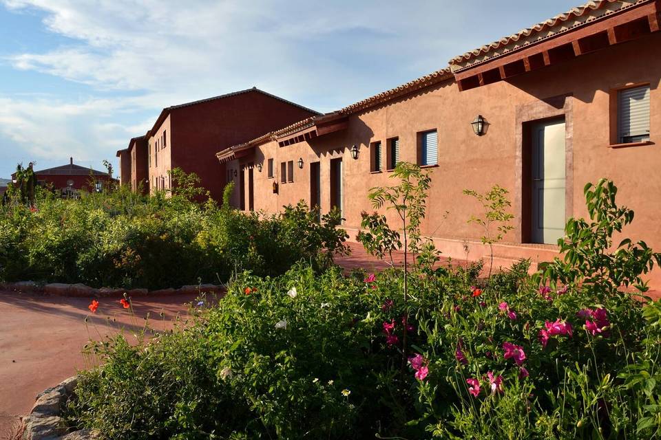 Un hotel entre jardines