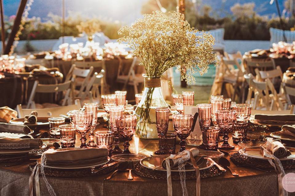 Un banquete al aire libre