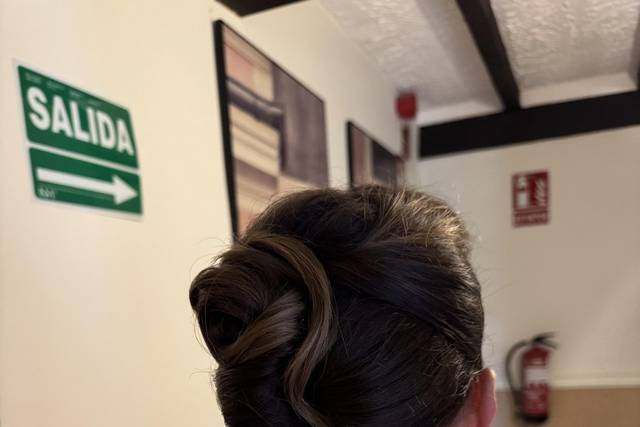 Moño italiano para madrina
