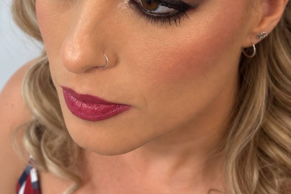 Mirada intensa y sofisticada