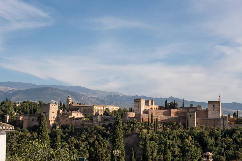 Panorámica a la Alhambra