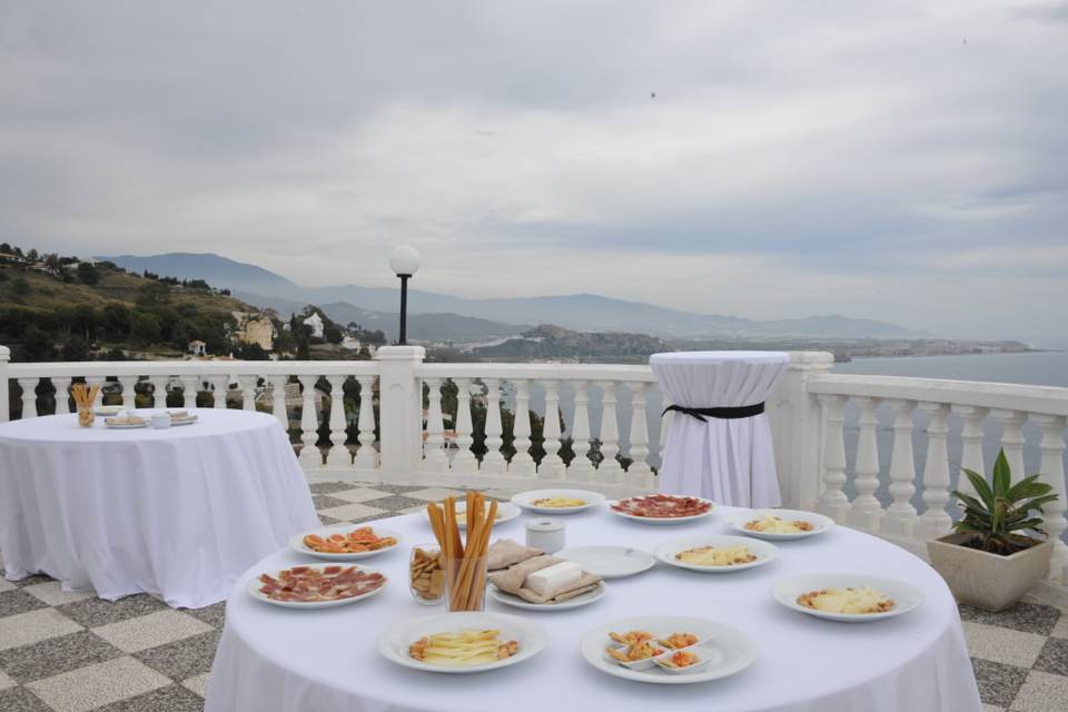 Terraza piscina