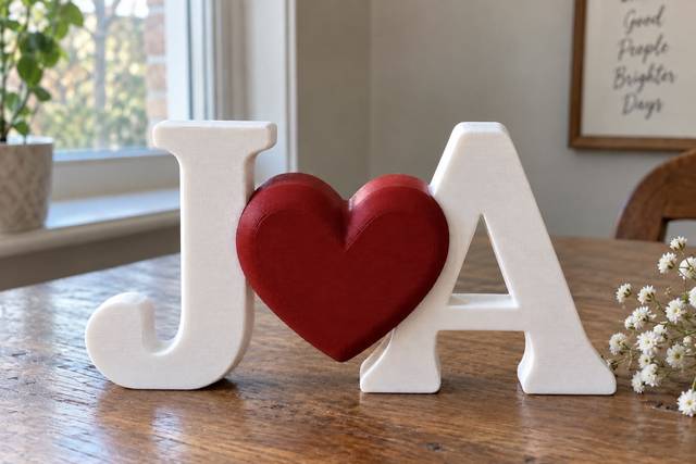 Iniciales de los novios