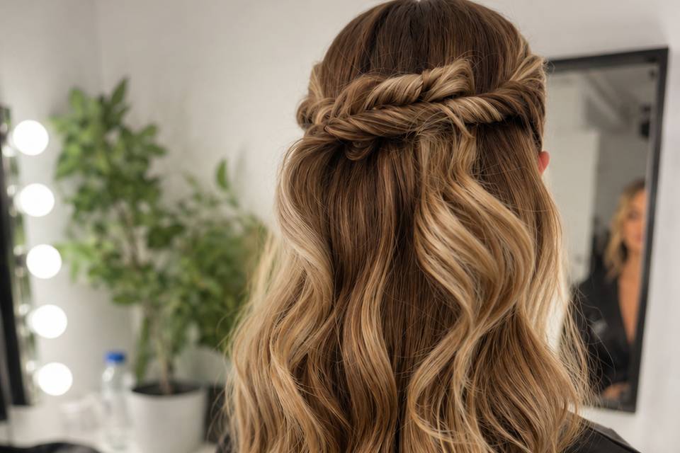 LUCÍA. Peinado novia sencillo