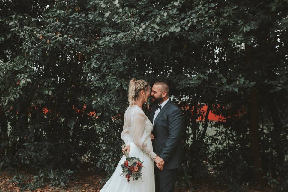 Postboda en el desierto