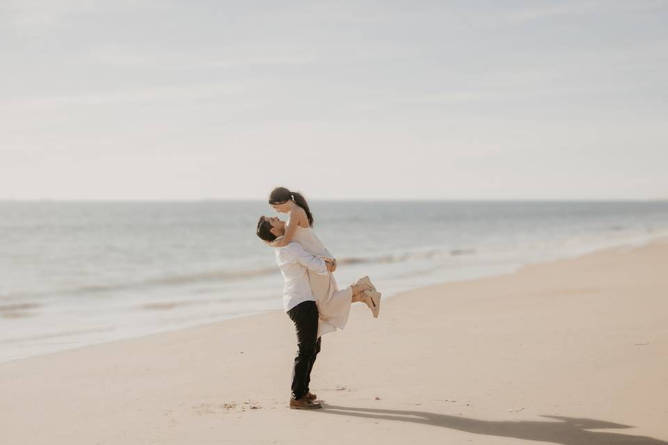 Postboda en la playa