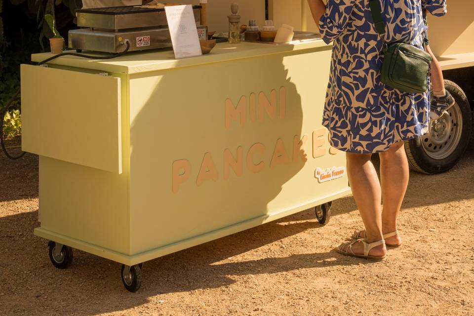 Carrito de mini pancakes