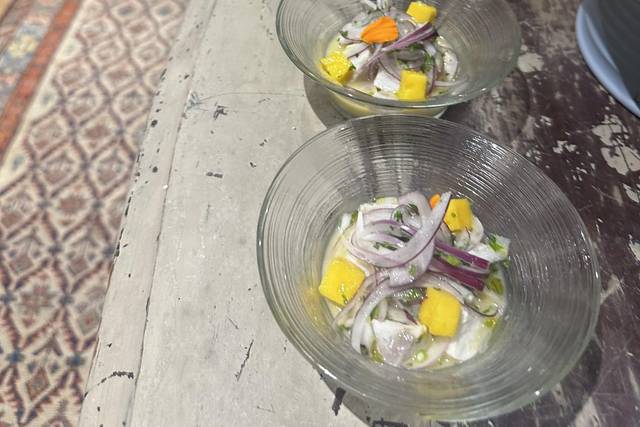 Ceviche de corvina