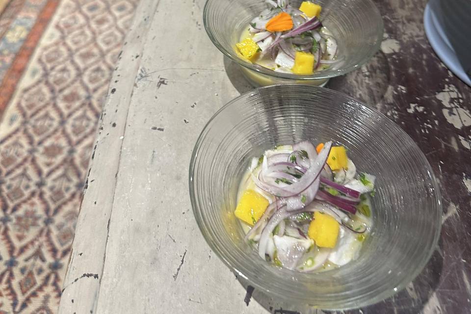 Ceviche de corvina