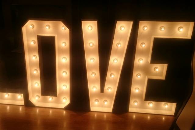 Letras de madera