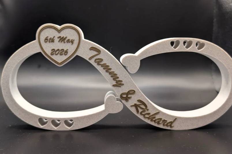 Corazón Infinito Personalizabl
