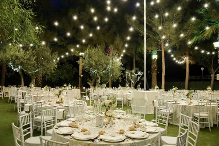 Iluminación banquete boda jya r. Huerta
