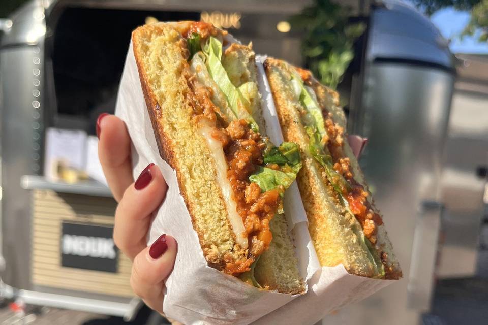 Sandwich en Foodtruck