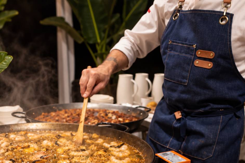 Paella en directo