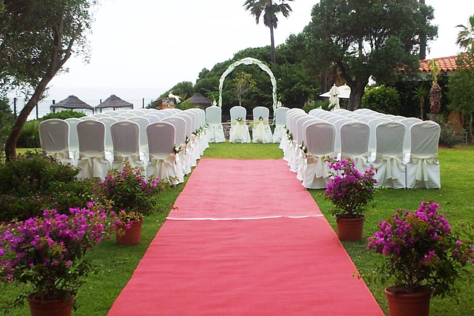 Ceremonia en el Jardín