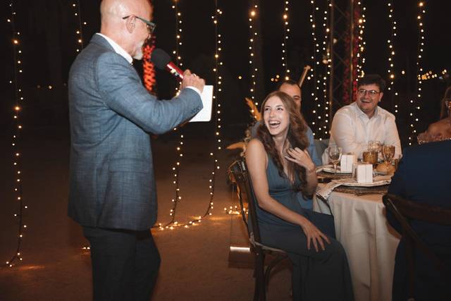 Animación en banquete