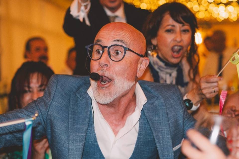 Animación en banquete
