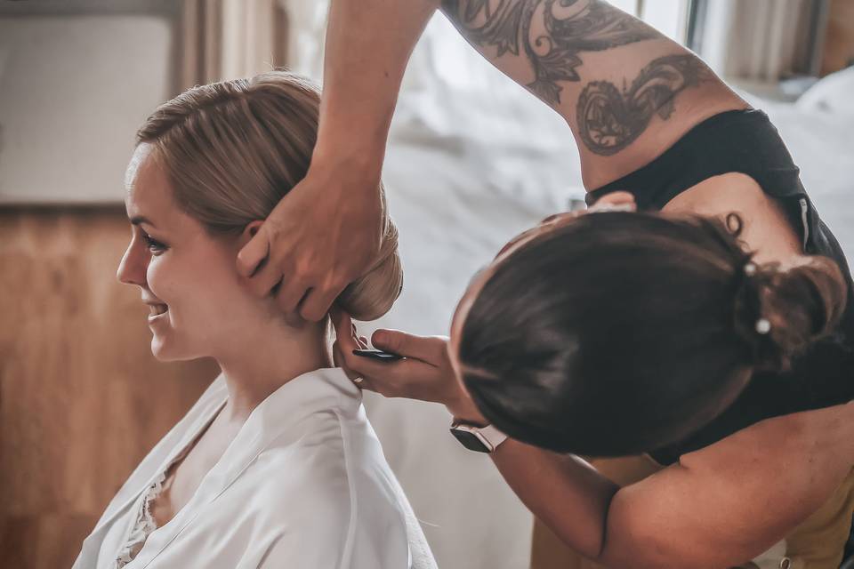 Peluquería de la novia