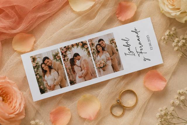Marcapáginas para bodas