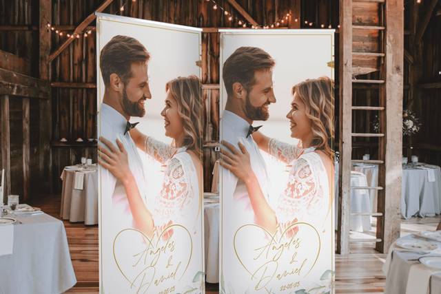 Roll-up para bodas