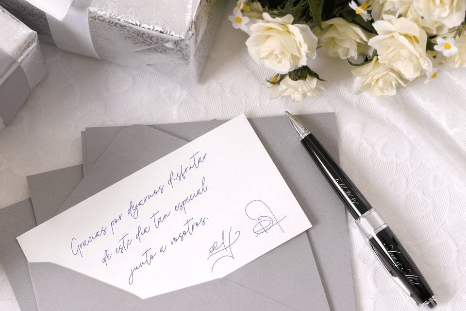 Bolígrafo para bodas