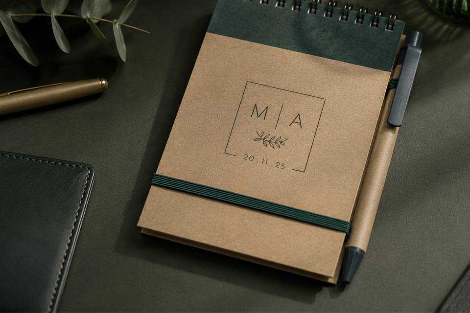 Cuadernos mini para bodas