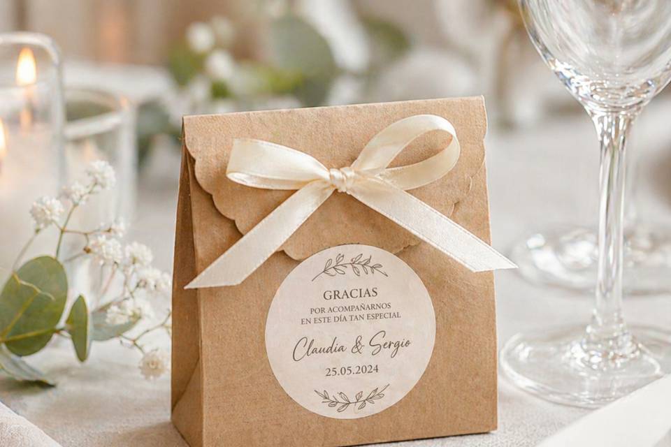 Pegatina para boda