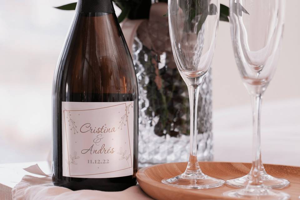 Pegatina para bodas
