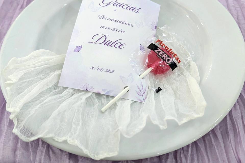 Tarjetón para bodas