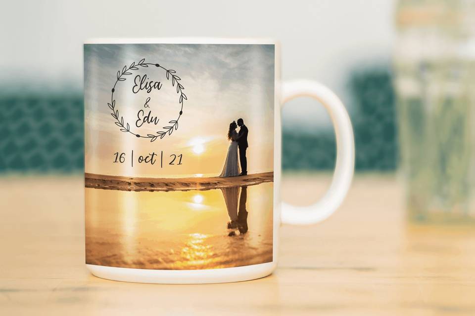 Taza para boda