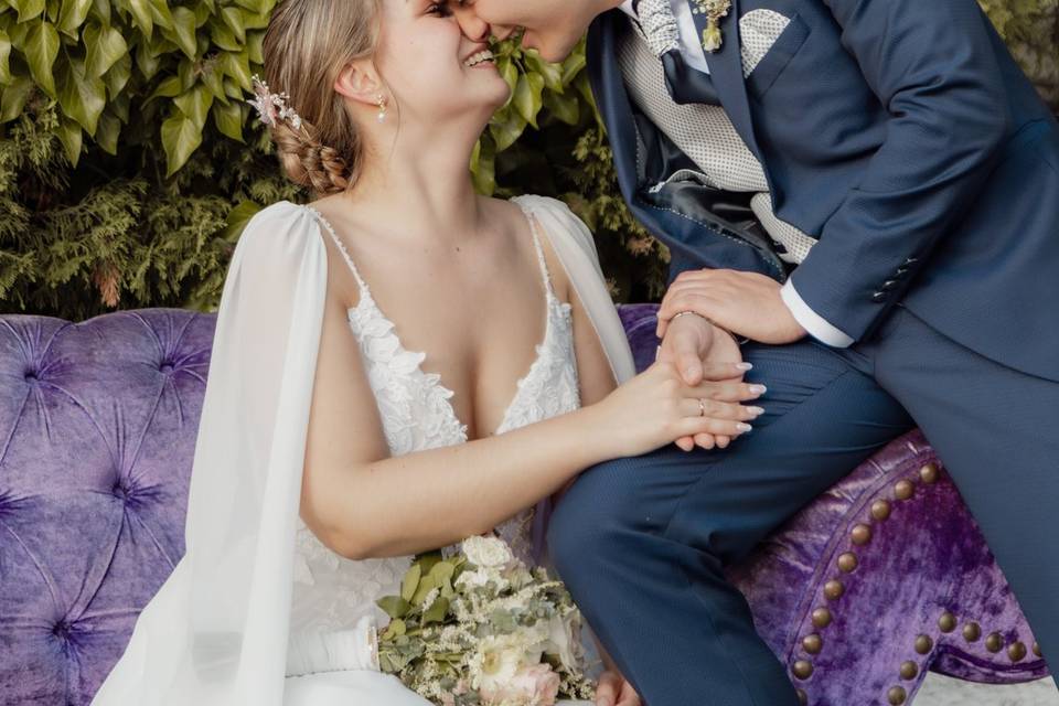 Sus miradas de amor