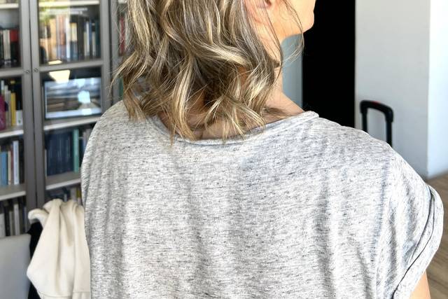 Semirecogido trenzas
