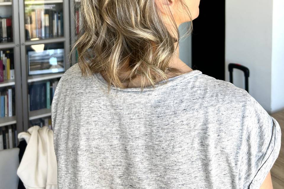 Semirecogido trenzas
