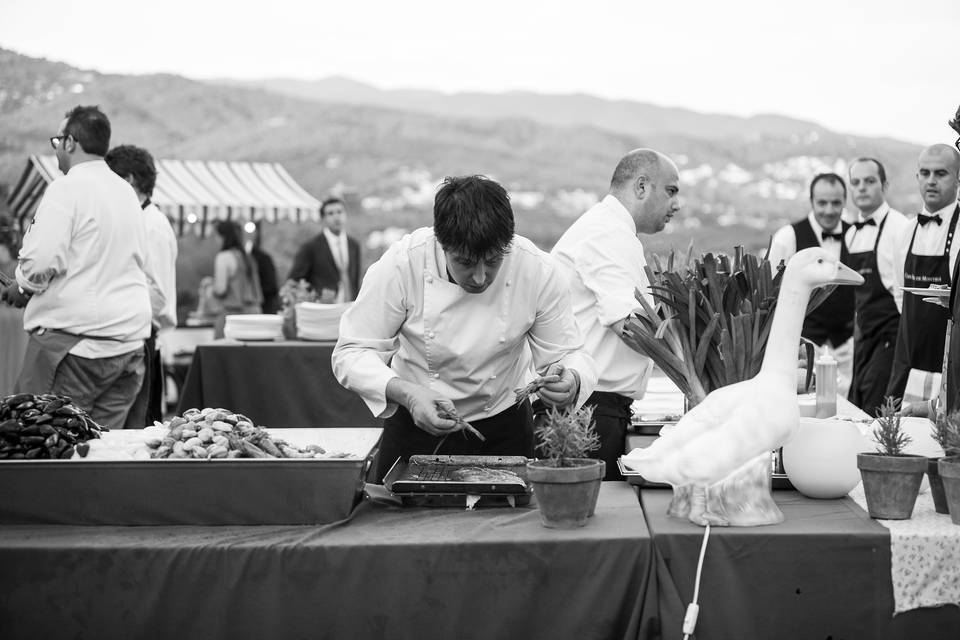 Cocina en el exterior